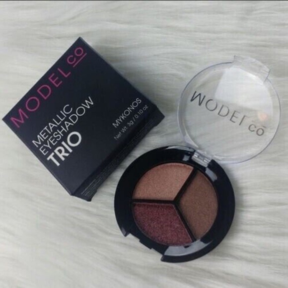 Model Co Metallic Eyeshadow. Trio Mykonos - Picture 1 of 1